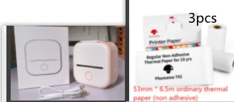 Portable Mini Thermal Label Printer Home Photo Printer Student Question Printer Bluetooth-compatible Mini Label Printer Price Tag