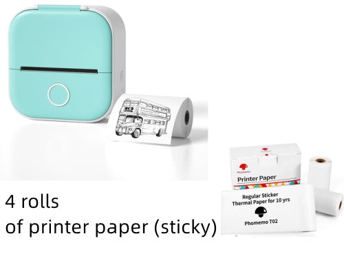 Portable Mini Thermal Label Printer Home Photo Printer Student Question Printer Bluetooth-compatible Mini Label Printer Price Tag