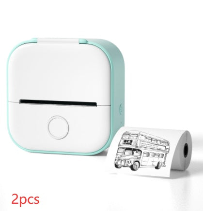 Portable Mini Thermal Label Printer Home Photo Printer Student Question Printer Bluetooth-compatible Mini Label Printer Price Tag