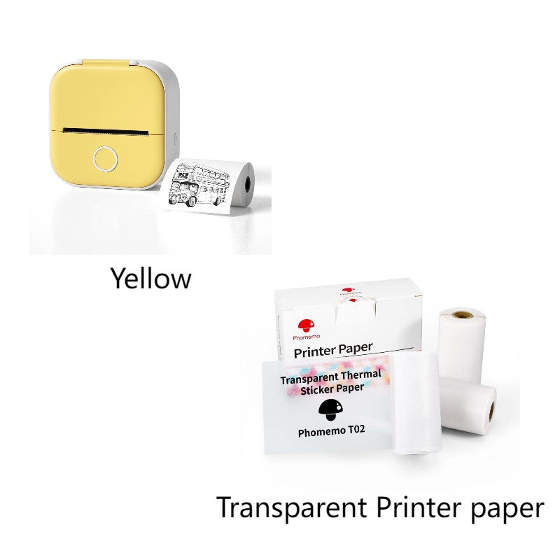 Portable Mini Thermal Label Printer Home Photo Printer Student Question Printer Bluetooth-compatible Mini Label Printer Price Tag