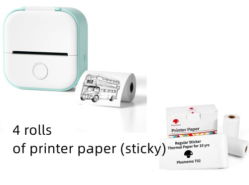 Portable Mini Thermal Label Printer Home Photo Printer Student Question Printer Bluetooth-compatible Mini Label Printer Price Tag