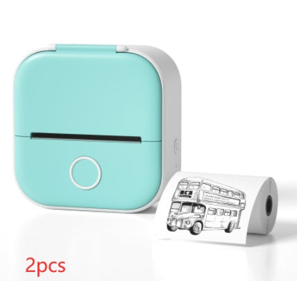 Portable Mini Thermal Label Printer Home Photo Printer Student Question Printer Bluetooth-compatible Mini Label Printer Price Tag