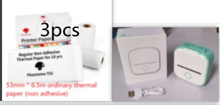 Portable Mini Thermal Label Printer Home Photo Printer Student Question Printer Bluetooth-compatible Mini Label Printer Price Tag
