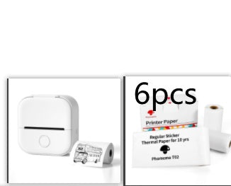 Portable Mini Thermal Label Printer Home Photo Printer Student Question Printer Bluetooth-compatible Mini Label Printer Price Tag