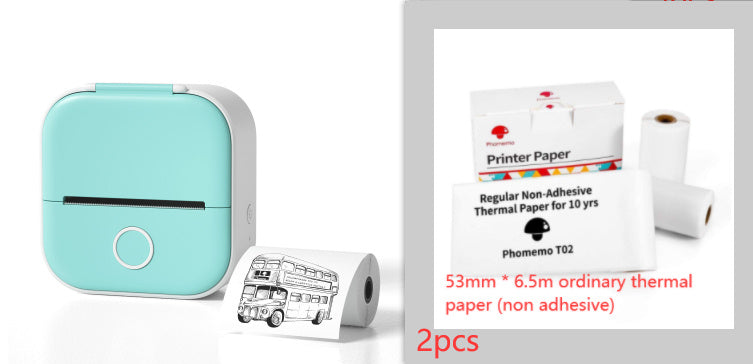 Portable Mini Thermal Label Printer Home Photo Printer Student Question Printer Bluetooth-compatible Mini Label Printer Price Tag