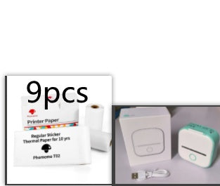 Portable Mini Thermal Label Printer Home Photo Printer Student Question Printer Bluetooth-compatible Mini Label Printer Price Tag
