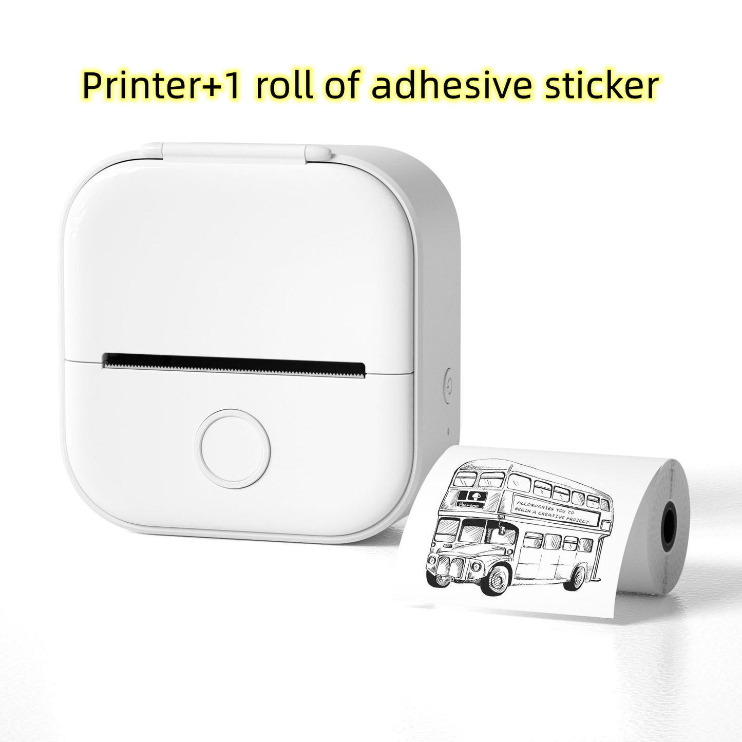 Portable Mini Thermal Label Printer Home Photo Printer Student Question Printer Bluetooth-compatible Mini Label Printer Price Tag