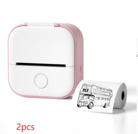 Portable Mini Thermal Label Printer Home Photo Printer Student Question Printer Bluetooth-compatible Mini Label Printer Price Tag