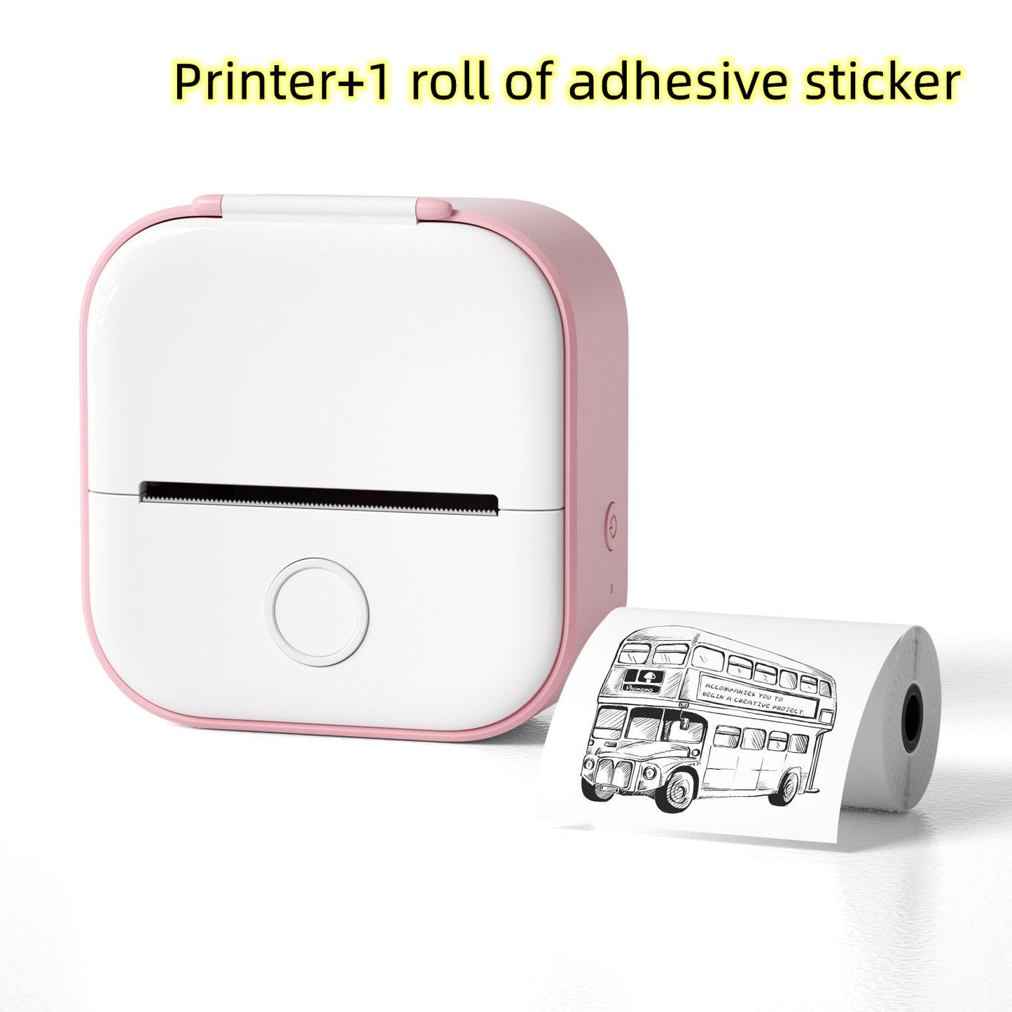 Portable Mini Thermal Label Printer Home Photo Printer Student Question Printer Bluetooth-compatible Mini Label Printer Price Tag