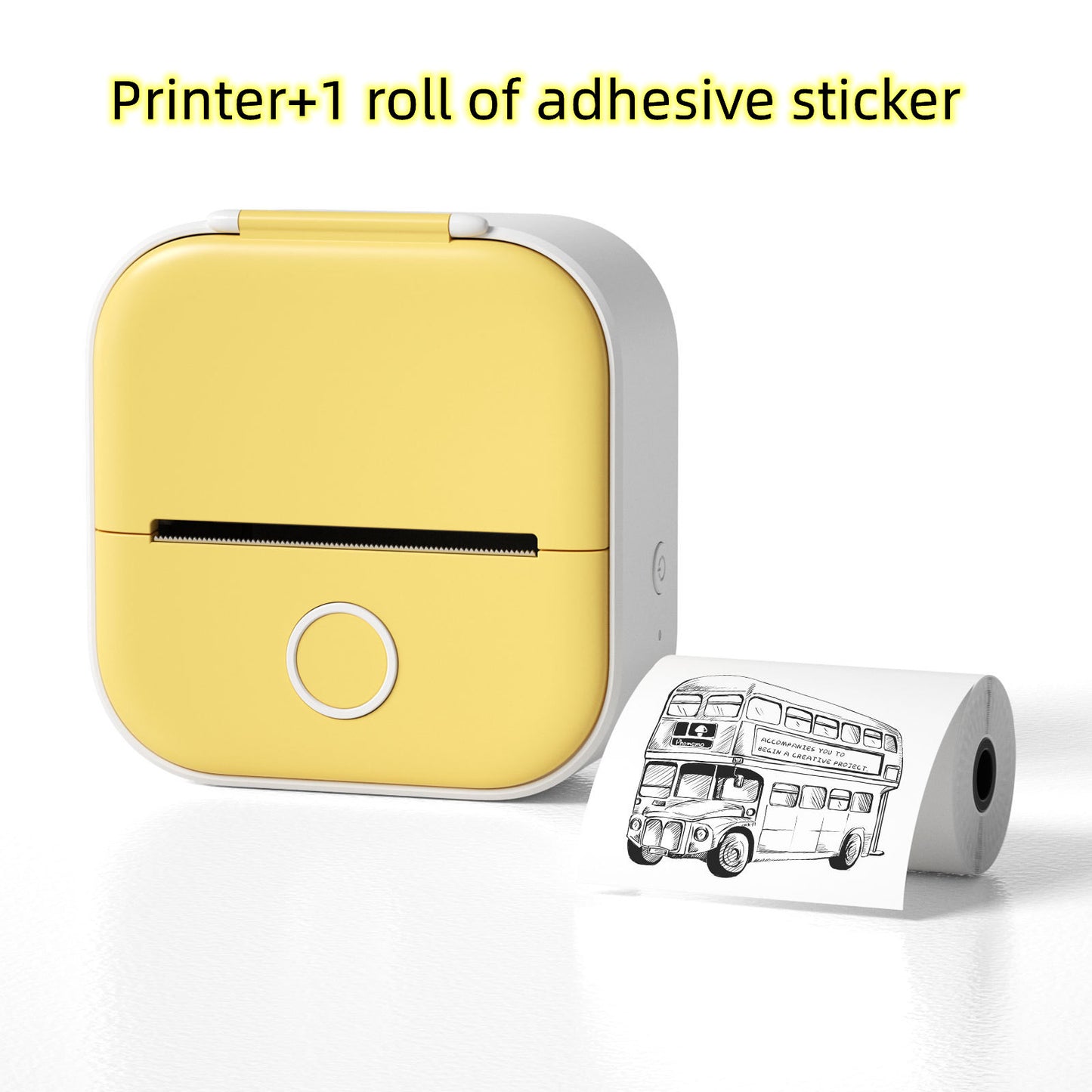 Portable Mini Thermal Label Printer Home Photo Printer Student Question Printer Bluetooth-compatible Mini Label Printer Price Tag