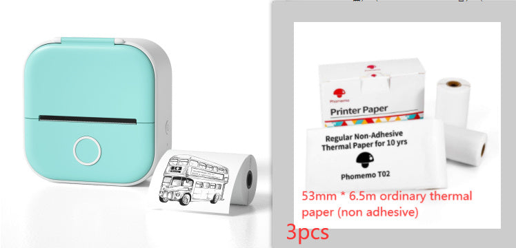 Portable Mini Thermal Label Printer Home Photo Printer Student Question Printer Bluetooth-compatible Mini Label Printer Price Tag